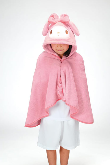 Skater Quick-Dry Absorbent Hooded Bath Poncho My Melody Sanrio Size 108cm x 92cm