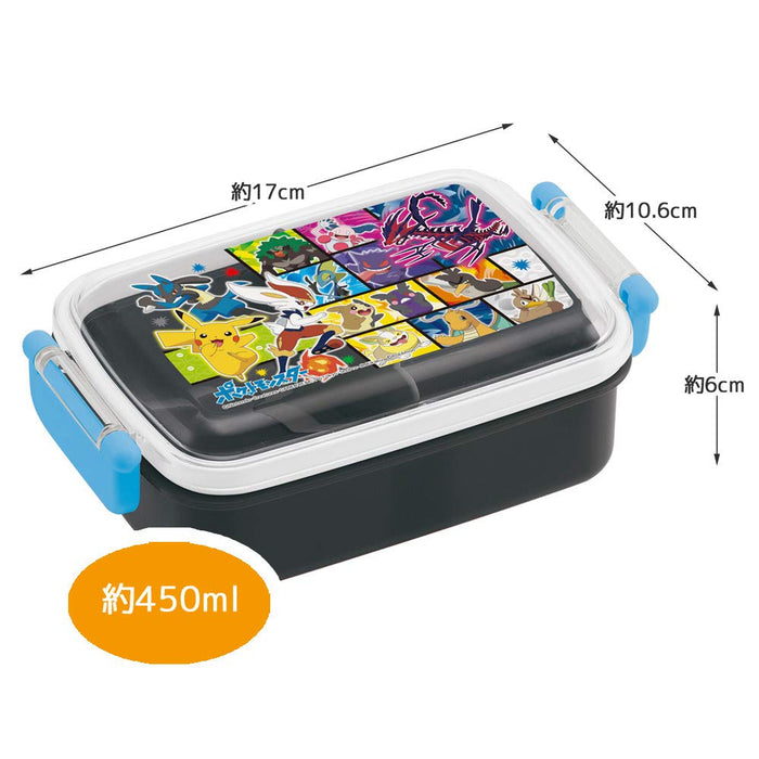 Skater 450ml Pokemon Pocket Monsters Children's Antibacterial Lunch Box Made in Japan