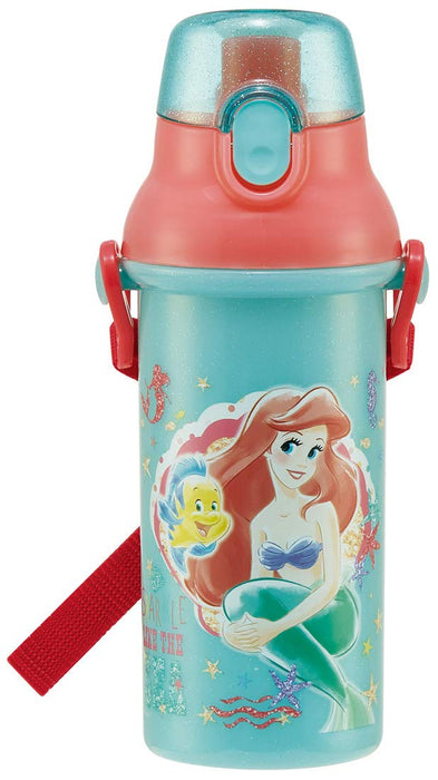 Skater 480ml Ariel Water Bottle for Kids - Antibacterial Made in Japan