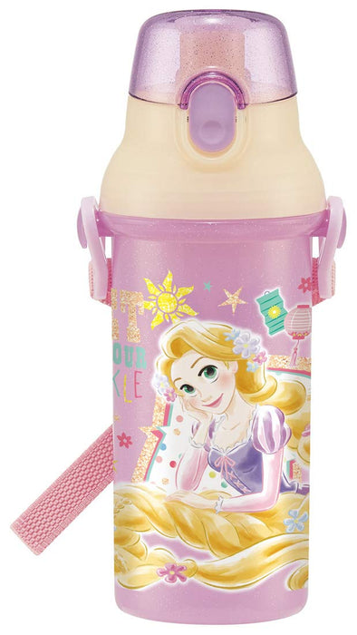 Skater Disney Rapunzel Kids 480ml Antibacterial Water Bottle Made in Japan