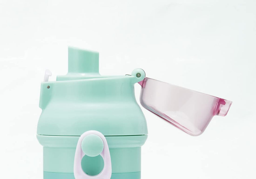 Skater Kids Ag+ Antibacterial 480ml Pokemon Heart Bubbles Water Bottle Girls Japan Made