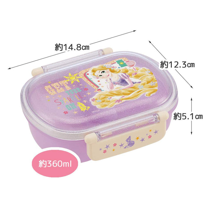 Skater Disney Rapunzel 360ml Bento Box for Kids Made in Japan Antibacterial Soft