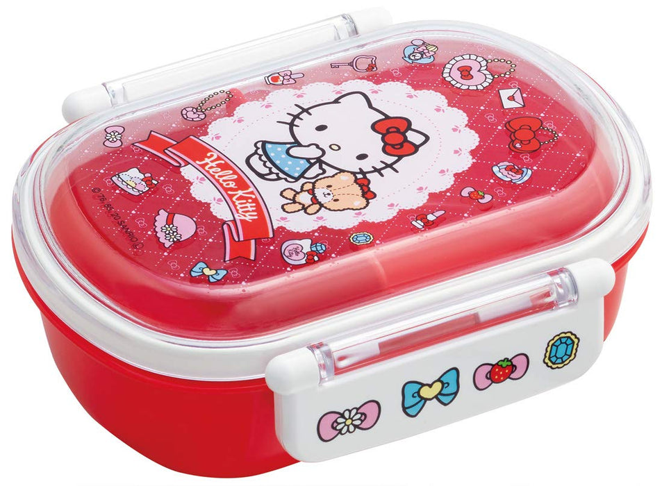 Skater Hello Kitty Kids Bento Box 360Ml Ag+ Antibacterial Soft Made in Japan