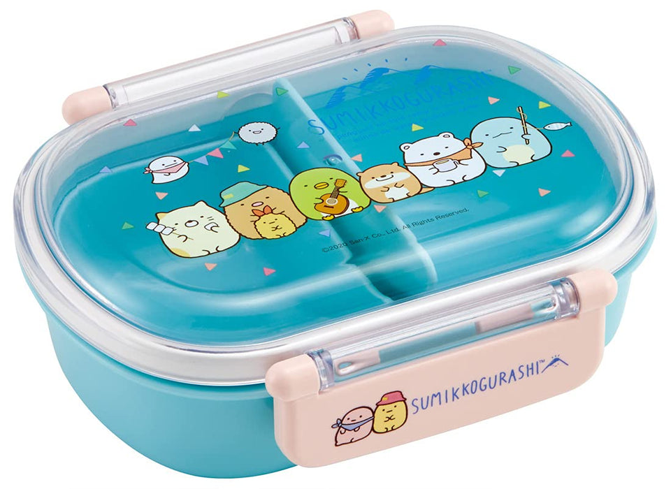 Skater Ag+ Antibacterial 360Ml Bento Box for Kids Sumikko Gurashi Camping Theme Made in Japan