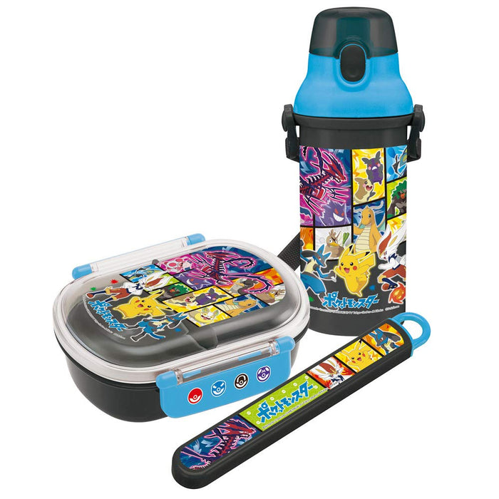 Skater Kids 360 ml Pokemon 21 Soft Bento Box Ag+ antibakteriell Hergestellt in Japan