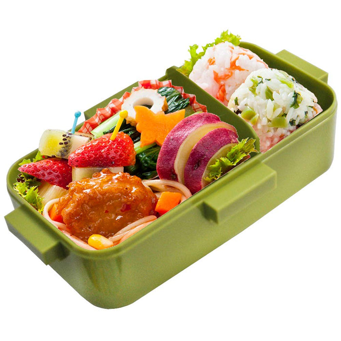 Boîte à lunch Skater Retro French Green 530Ml Ag+ Antibactérien Fabriqué au Japon