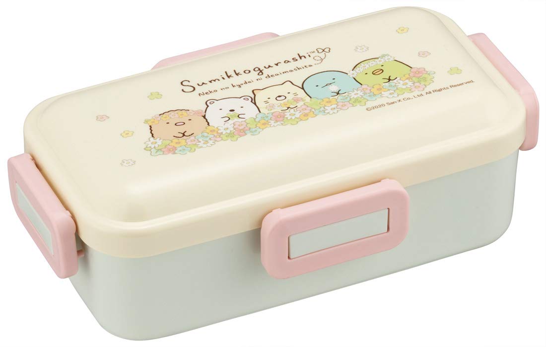 Skater Sumikko Gurashi Cat Brothers 530ml Antimicrobial Lunch Box - Made in Japan