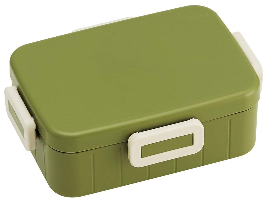 Skater Retro French Green Lunch Box 650ml - Ag+ Silver Ion Antibacterial 4-Point Lock