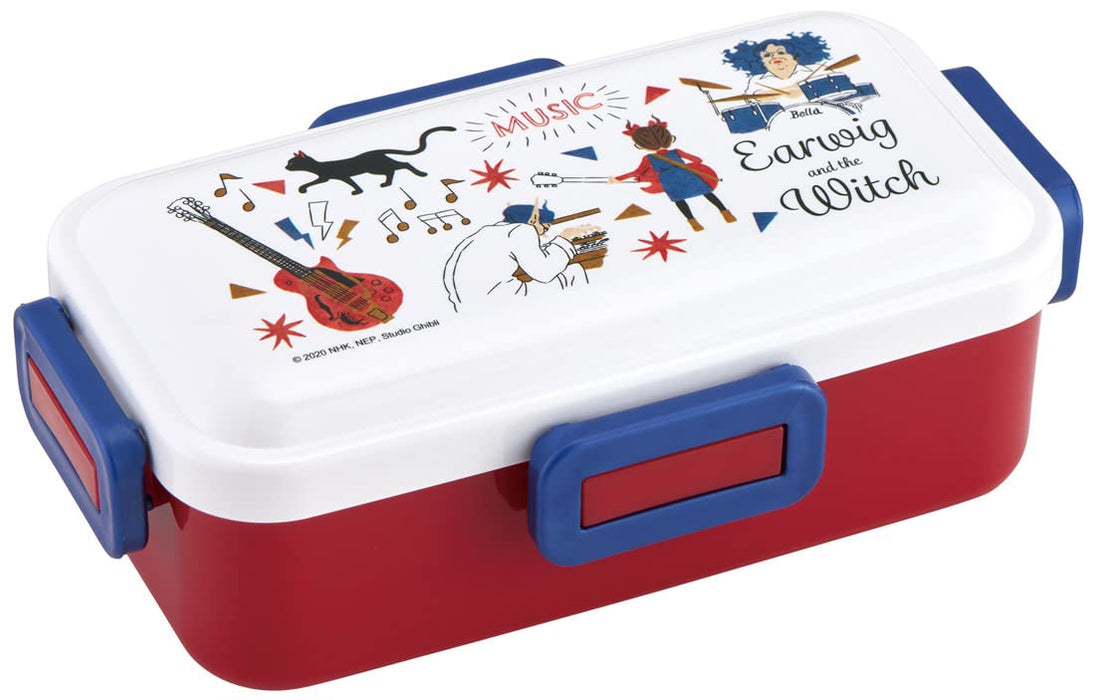 Skater Antibacterial Lunch Box with Dome Lid 530Ml Capacity - Aya And The Witch Ghibli Design