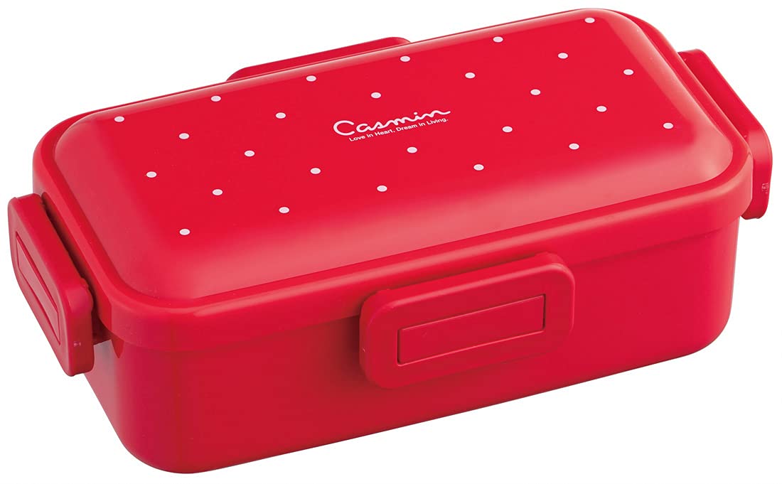 Skater 530Ml Silver Ion Antibacterial Lunch Box Casmin Red with Dome Lid