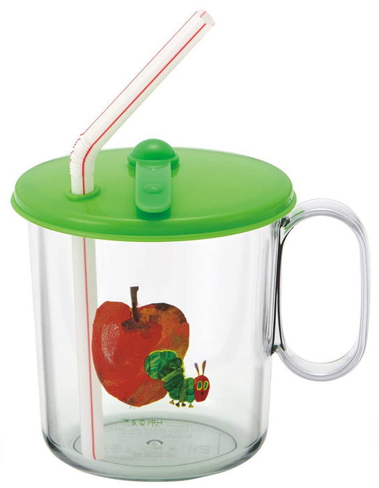 Skater Antibacterial Ag+ Hungry Caterpillar Cap Straw Cup Made in Japan Skj6Ag-A