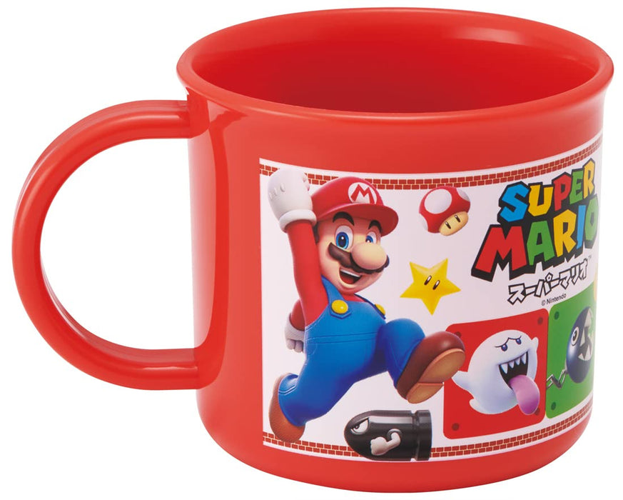 Skater Super Mario 200ml Antibacterial Cup Dishwasher Safe Made in Japan