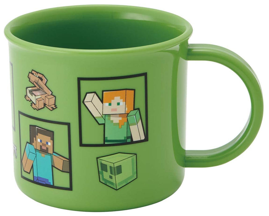 Skater Minecraft Tasse antibactérienne de 200 ml, passe au lave-vaisselle, fabriquée au Japon