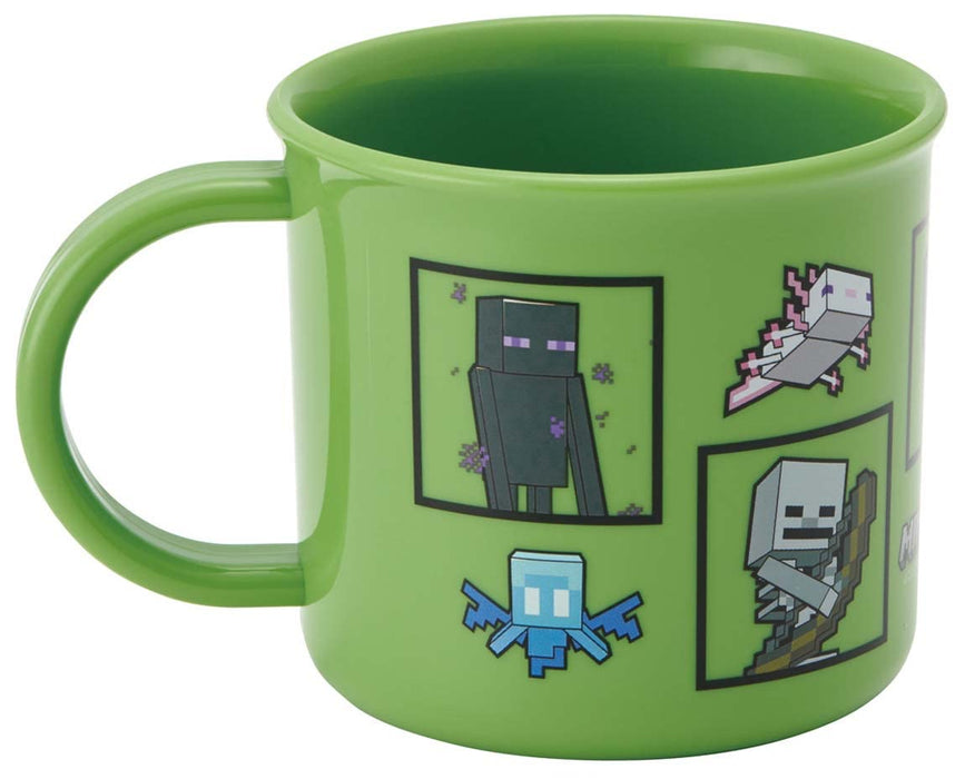 Skater Minecraft Tasse antibactérienne de 200 ml, passe au lave-vaisselle, fabriquée au Japon