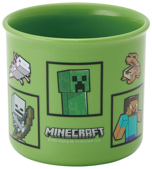 Skater Minecraft Tasse antibactérienne de 200 ml, passe au lave-vaisselle, fabriquée au Japon