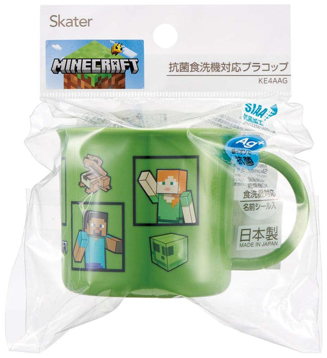 Skater Minecraft Tasse antibactérienne de 200 ml, passe au lave-vaisselle, fabriquée au Japon