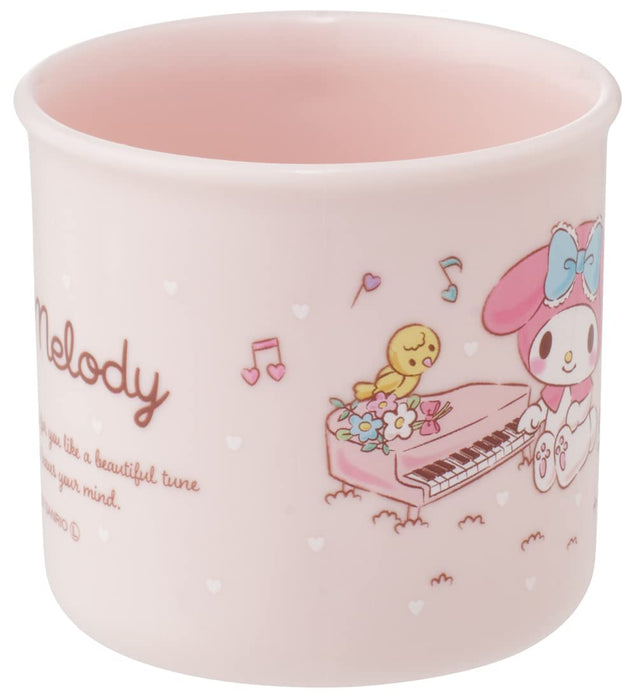 Skater My Melody 200ml Antibacterial Cup Gentle Music Design Dishwasher Safe Made in Japan