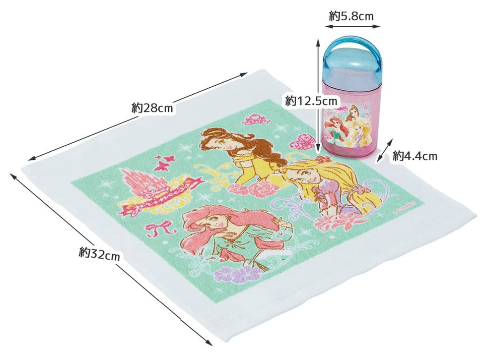 Skater Disney Princess 22 Antibacterial Hand Towel Set 32x30.5cm Made in Japan