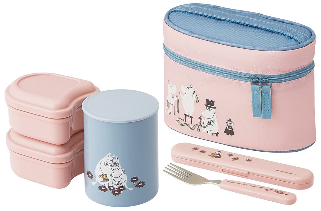 Skater Moomin Dull Color Insulated Lunch Box Antibacterial 560ml Lunch Jar