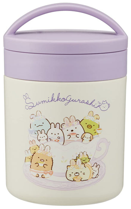 Skater 300ml Insulated Antibacterial Soup Jar with Sumikko Gurashi Rabbit Garden Design