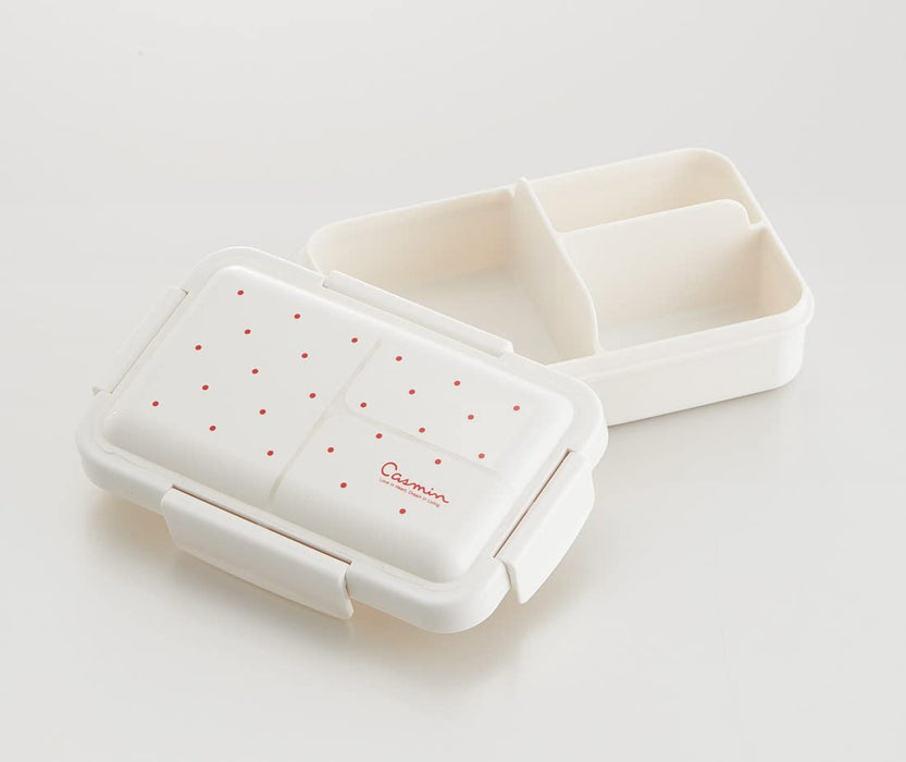 Skater 550ml Antibacterial Lunch Box with 4-point Lock Gasket in Casmin Ivory for Women