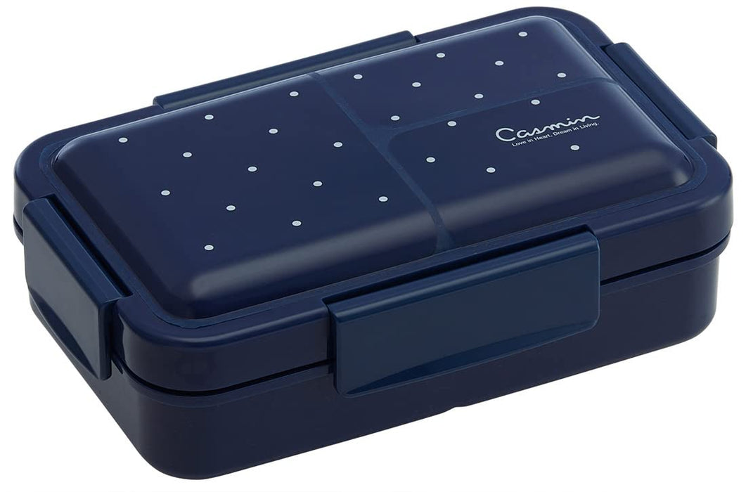 Skater Women's 550ml Navy Casmin Lunch Box with 4-Point Lock and Antibacterial Gasket