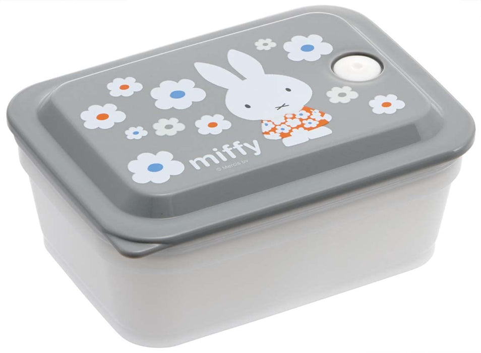 Skater Miffy Monotone Antibacterial Lunch Box 450ml with Air Valve - 1 Tier