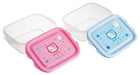 Skater Antibacterial Storage Box 2-Piece Set 500ml Hello Kitty Japan Stackable