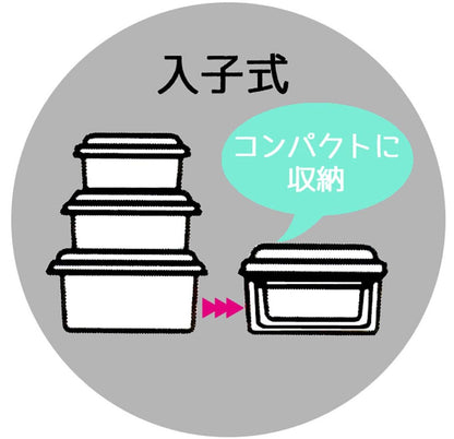 Skater Antibacterial Sealable Storage Containers Set of 3 - Kiki's Delivery Service- Japan Figure Store - #1 Bring To You The Best Japanese Goods