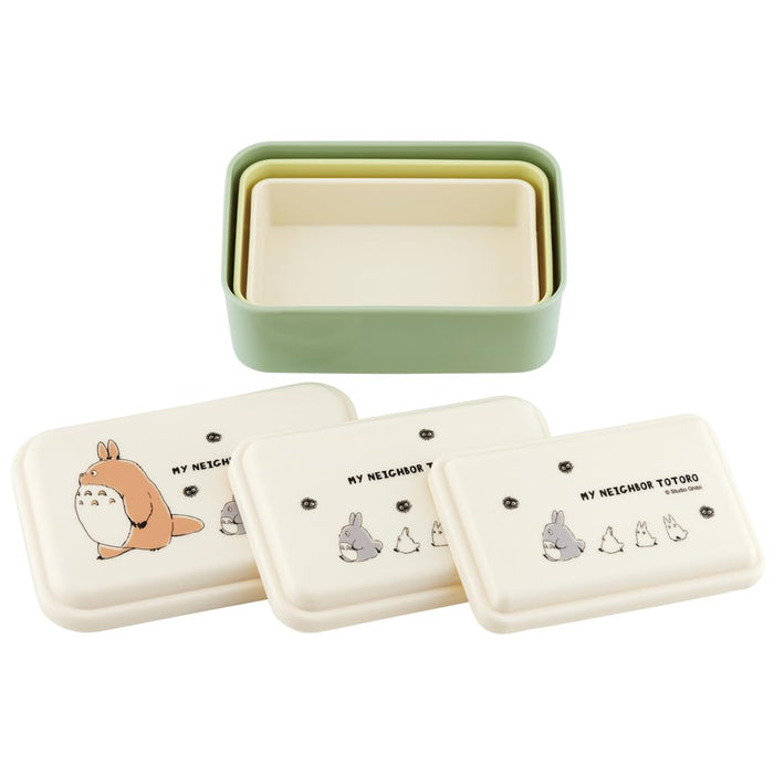 Skater Antibacterial Sealable Storage Containers My Neighbor Totoro Set of 3