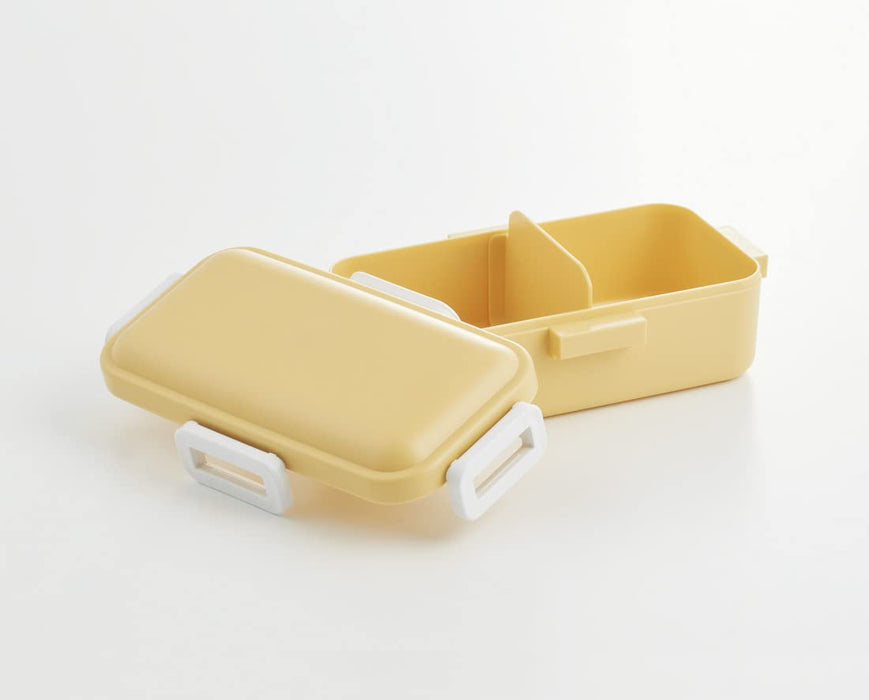 Skater 530ml Dull Yellow Antibacterial Lunch Box with Dome Lid Made in Japan