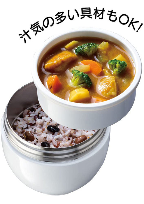 Skater 540ml Totoro Silhouette Thermal Lunch Box Ghibli Rice Bowl Jar Antibacterial LDNC6AG-A