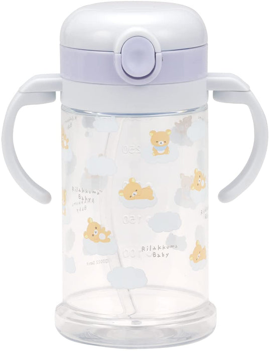 Tasse pour bébé Skater Rilakkuma 370 ml avec paille pour filles