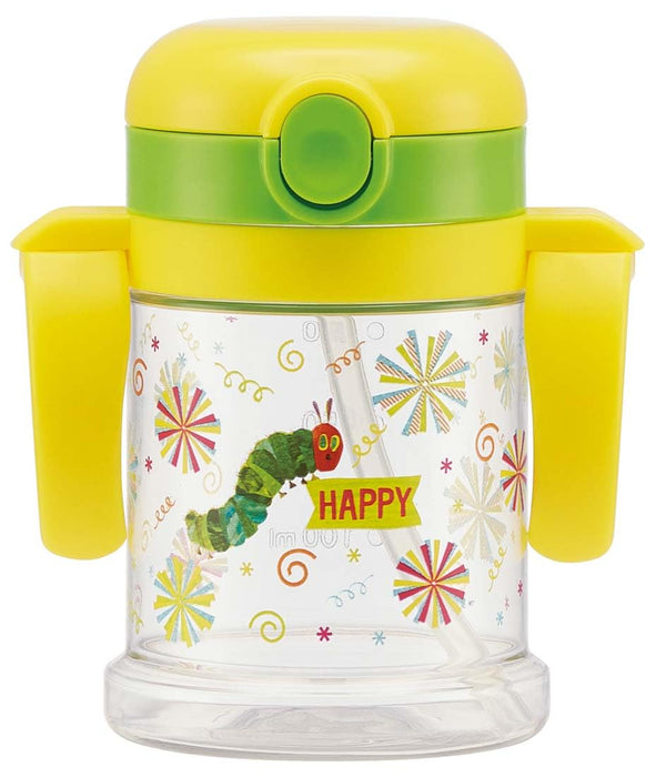 Skater Straw Mug 260ml - Dual-Handle Baby Cup feat. Hungry Caterpillar Design Age 1+ Kshw1N-A
