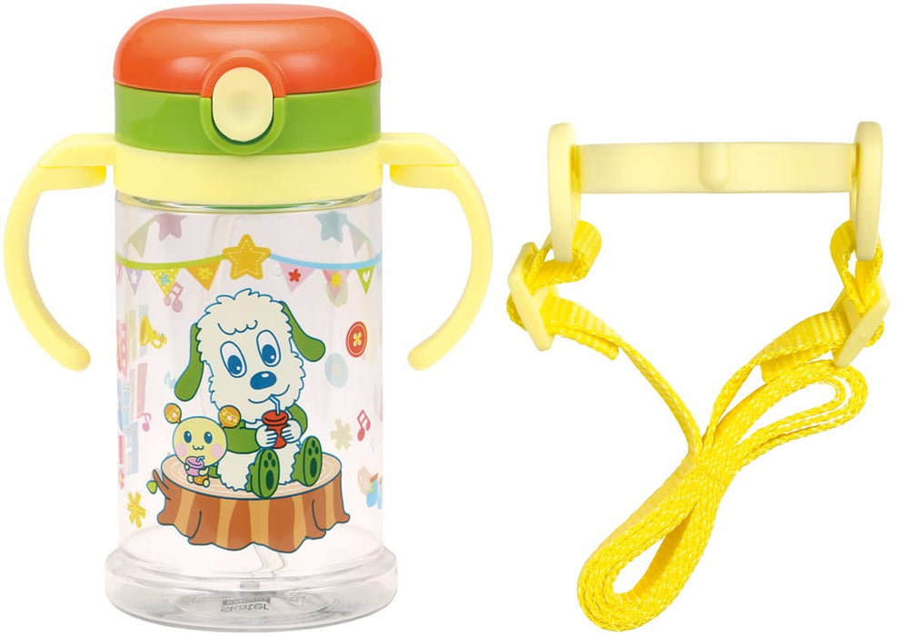 Skater 370ml Baby Straw Mug with Foldable Handle & Shoulder Strap Suitable for 1 Year & Up