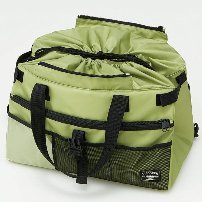 Skater Green Eco Bag - Backpack Cooler Shopping Basket 38x23x23cm KBCRY20