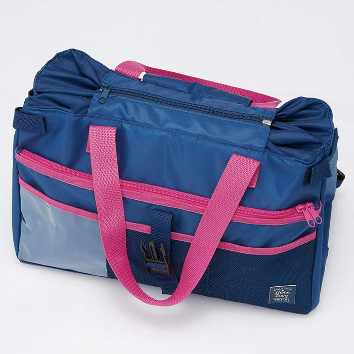 Skater Navy Eco Bag - Backpack Cooler Shopping Basket 38x23x23cm KBCRY20