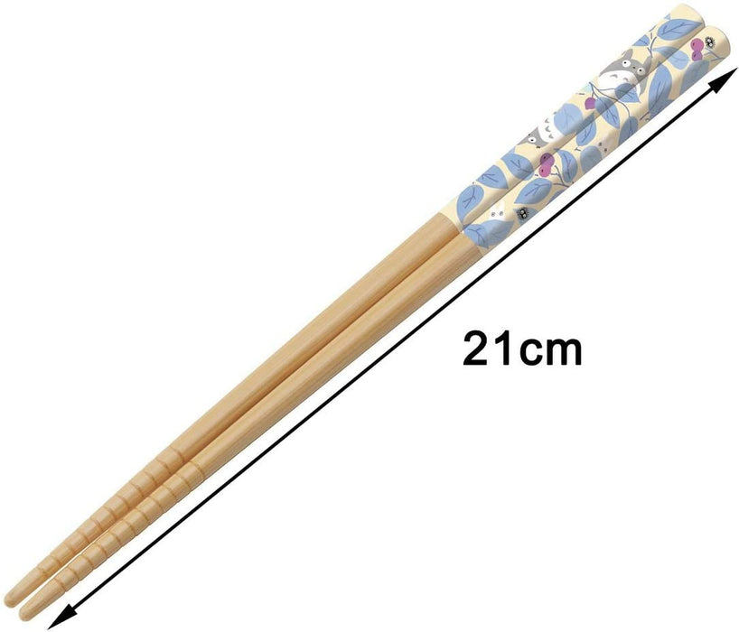 Skater Bamboo 21cm Safety Chopsticks - My Neighbor Totoro Nuts Ghibli Edition