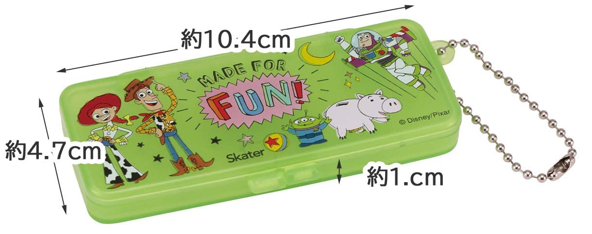 Skater Disney Toy Story Travel Case - Bandage Medicine Cotton Swab Accessory with Chain