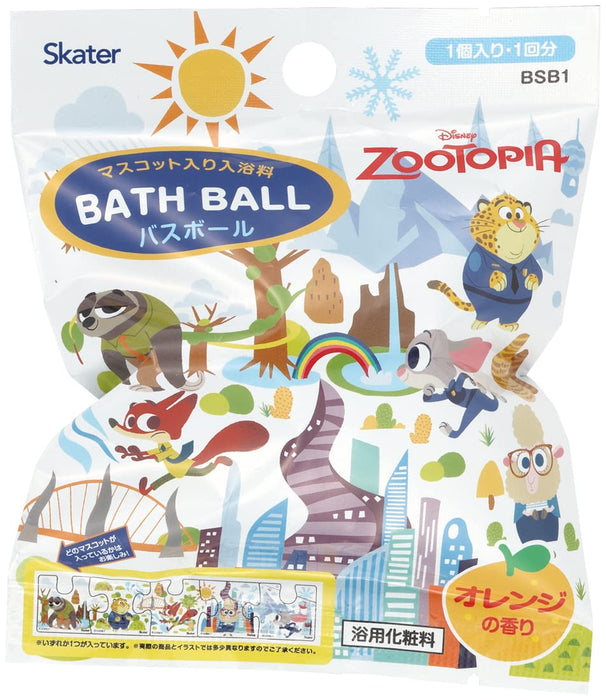Skater Disney Zootopia Bath Bomb Bath Ball with Mascots Bath Salts Bsb1-A