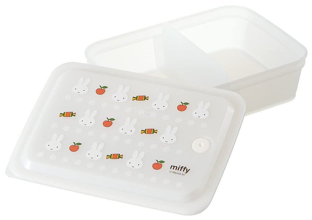 Skater Miffy 1-Tier Bento Box 850ml Ag+ Antibacterial Gasket - Soft Serving Pas9Ag-A