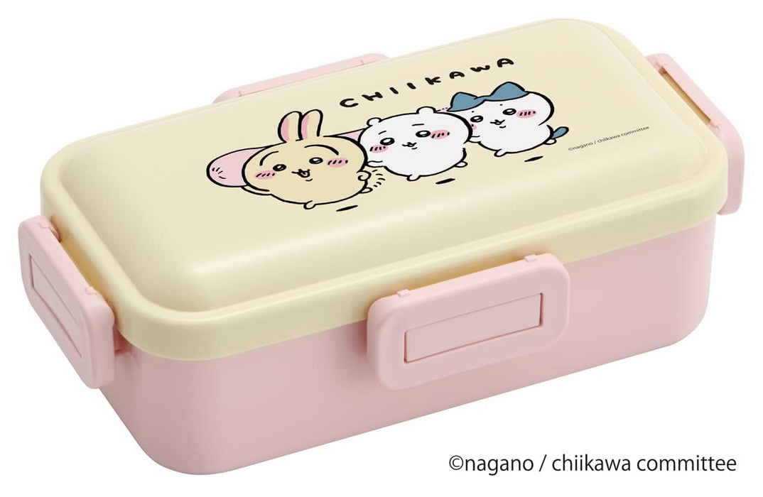 Skater Chiikawa Bento-Box 530 ml mit antibakteriellem Kuppeldeckel – weich und flauschig, hergestellt in Japan, für Frauen