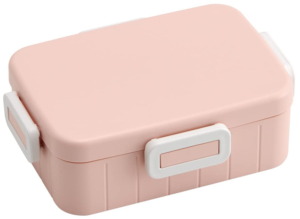 Boîte à bento Skater Dull Pink 650 ml, boîte à déjeuner pour femme avec serrure à 4 points, fabriquée au Japon