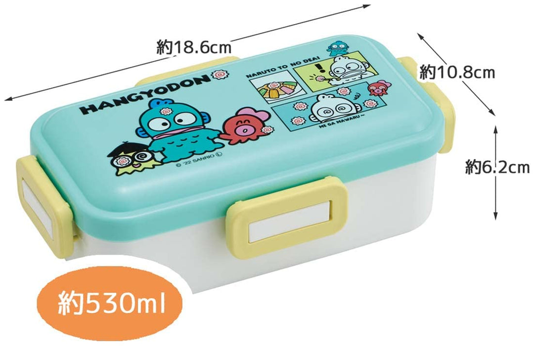 Skater Hangyodon Comic Bento-Box 530 ml mit antibakteriellem Kuppeldeckel für Frauen