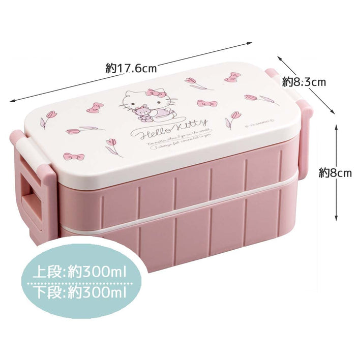 Skater Hello Kitty Bento Box 600ml 2-Tier Design Made in Japan - Women's Yzw3Ag-A