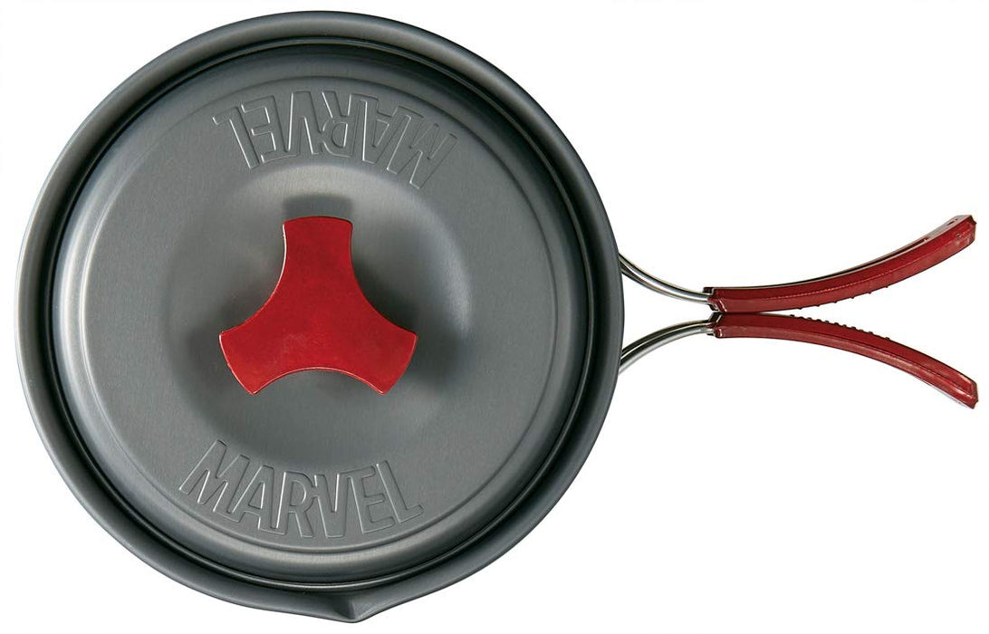 Skater Marvel Logo Camping Pot 13cm Durable Outdoor Aluminum Cookware