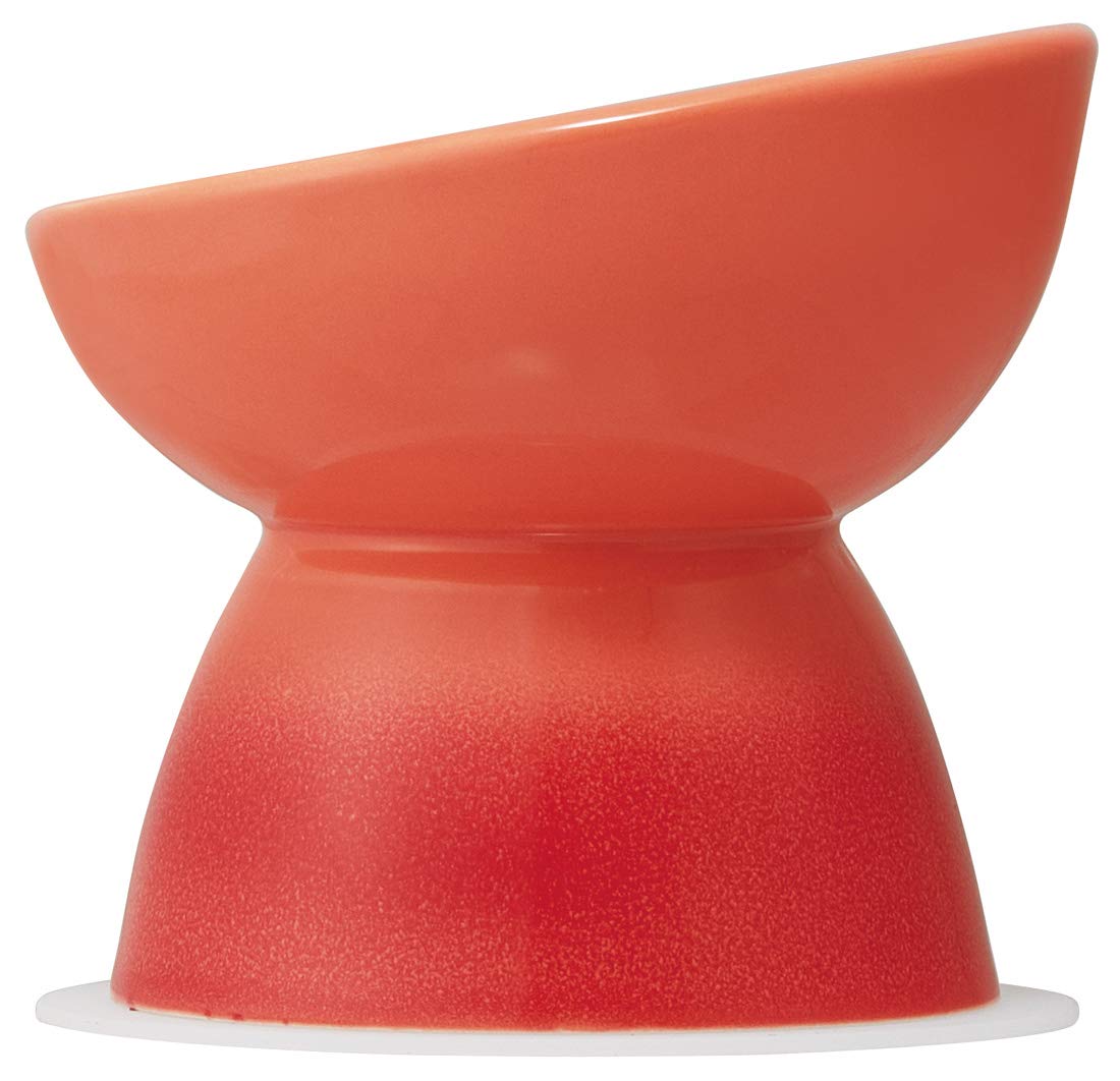 Skater Extra Small Dog Ceramic Food Bowl with Mat Orange- Japan Figure Store - #1 Bring To You The Best Japanese Goods