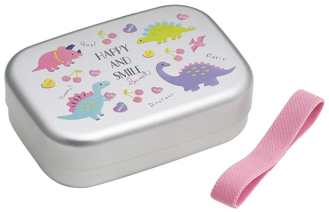 Skater 370ml Aluminum Children's Lunch Box Happy & Smile Girl's Edition Made in Japan