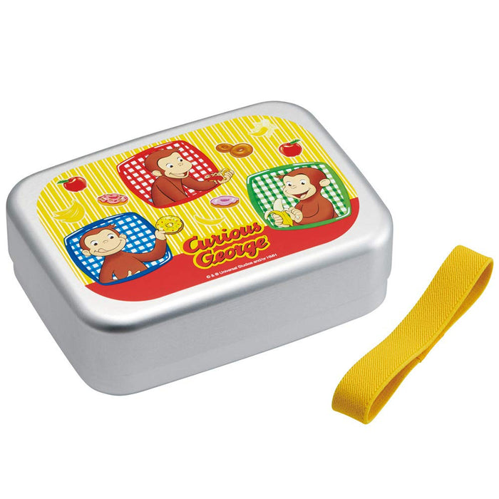 Skater 480ml Curious George Aluminum Children's Lunch Box Made in Japan Boy