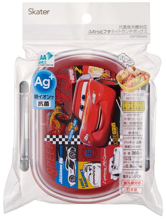Skater Disney Cars 22 Boys Lunch Box 360ml - Antibacterial Fluffy Made in Japan